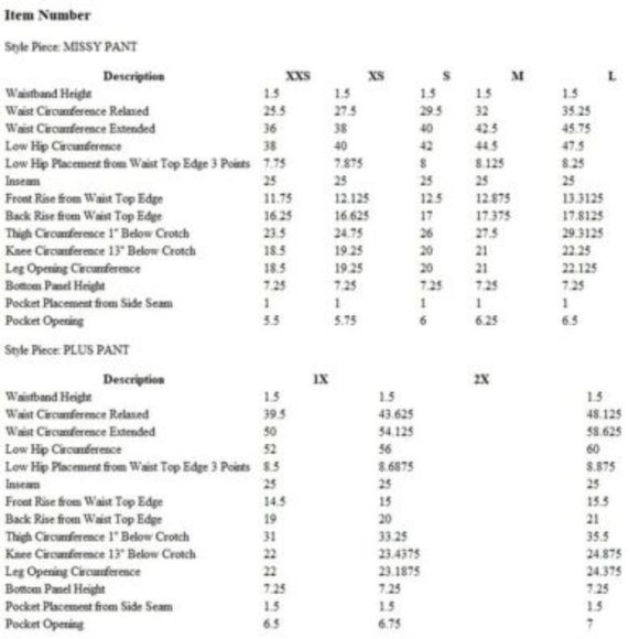 NWT TRUTH + STYLE PRINTED WOVEN CROPPED PANTS BLACK & WHITE XL - Picture 9 of 13